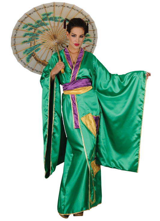 Green Kimono Costume - Adult Female