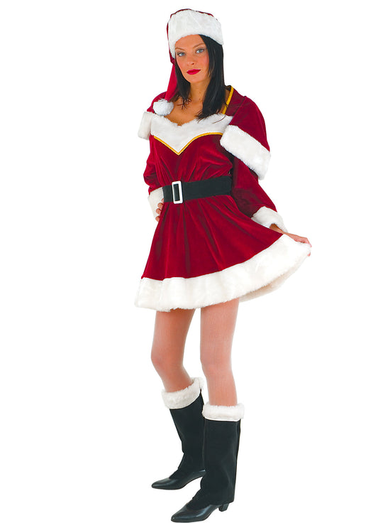 Christmas Miss Santa Costume - Adult Woman