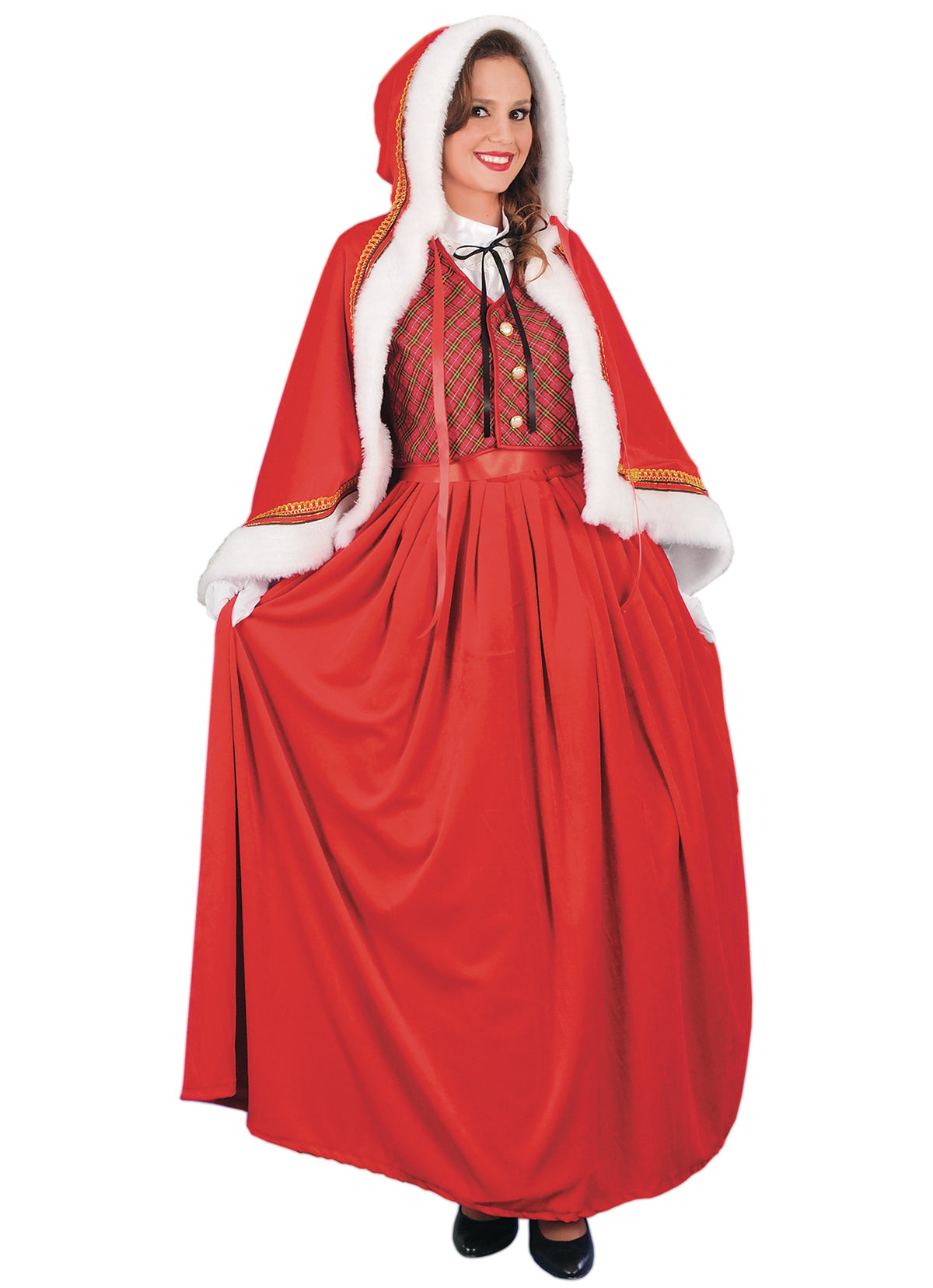 Christmas Mrs. Santa Claus Costume - Adult Woman