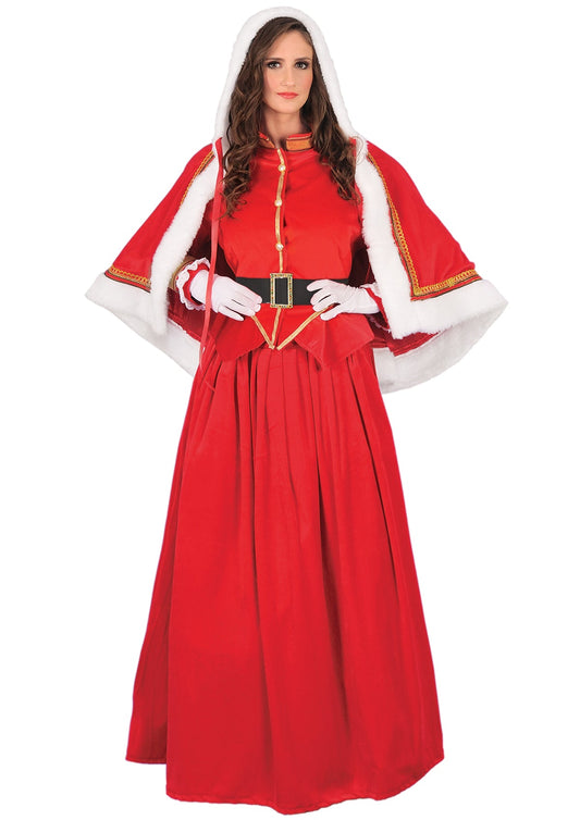 Christmas Mrs. Claus Deluxe Costume - Adult Woman