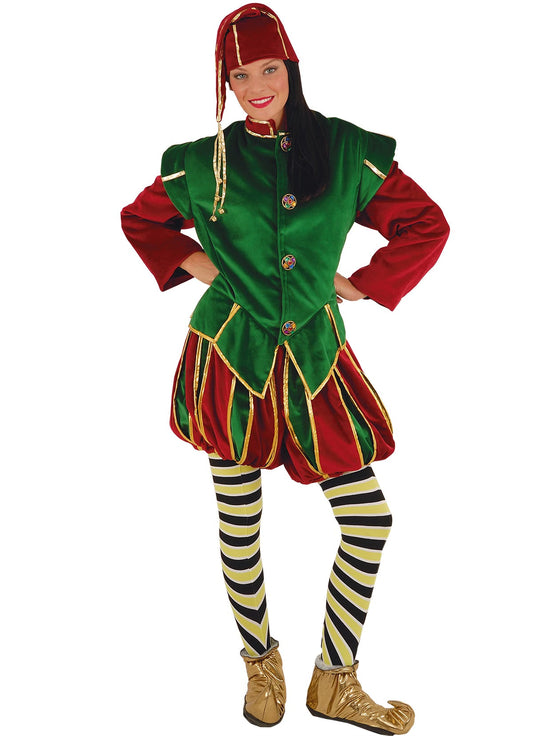 Christmas Elf Costume Traditional - Adult Female