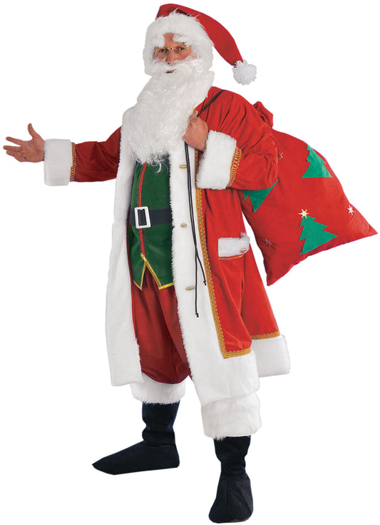 Christmas Festive Santa Claus Costume - Adult Male