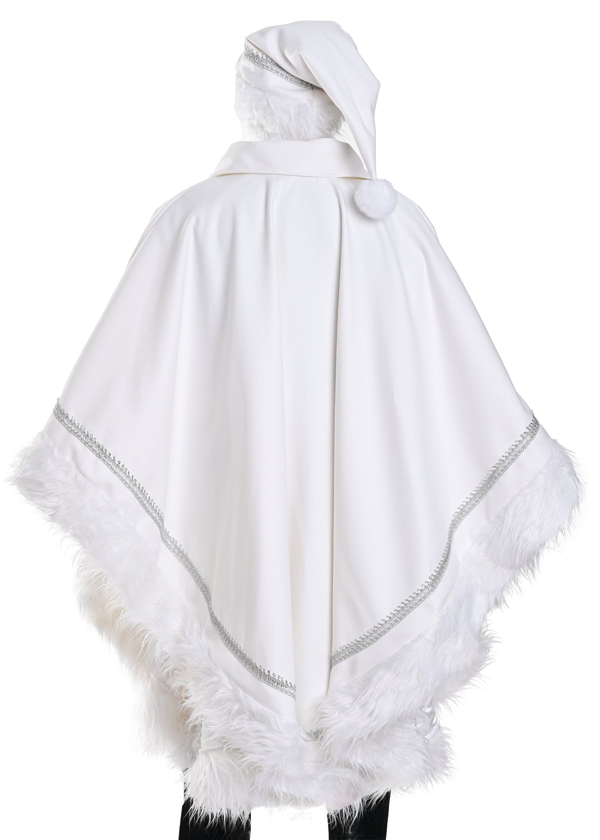Christmas White Santa Claus Costume - Adult Male