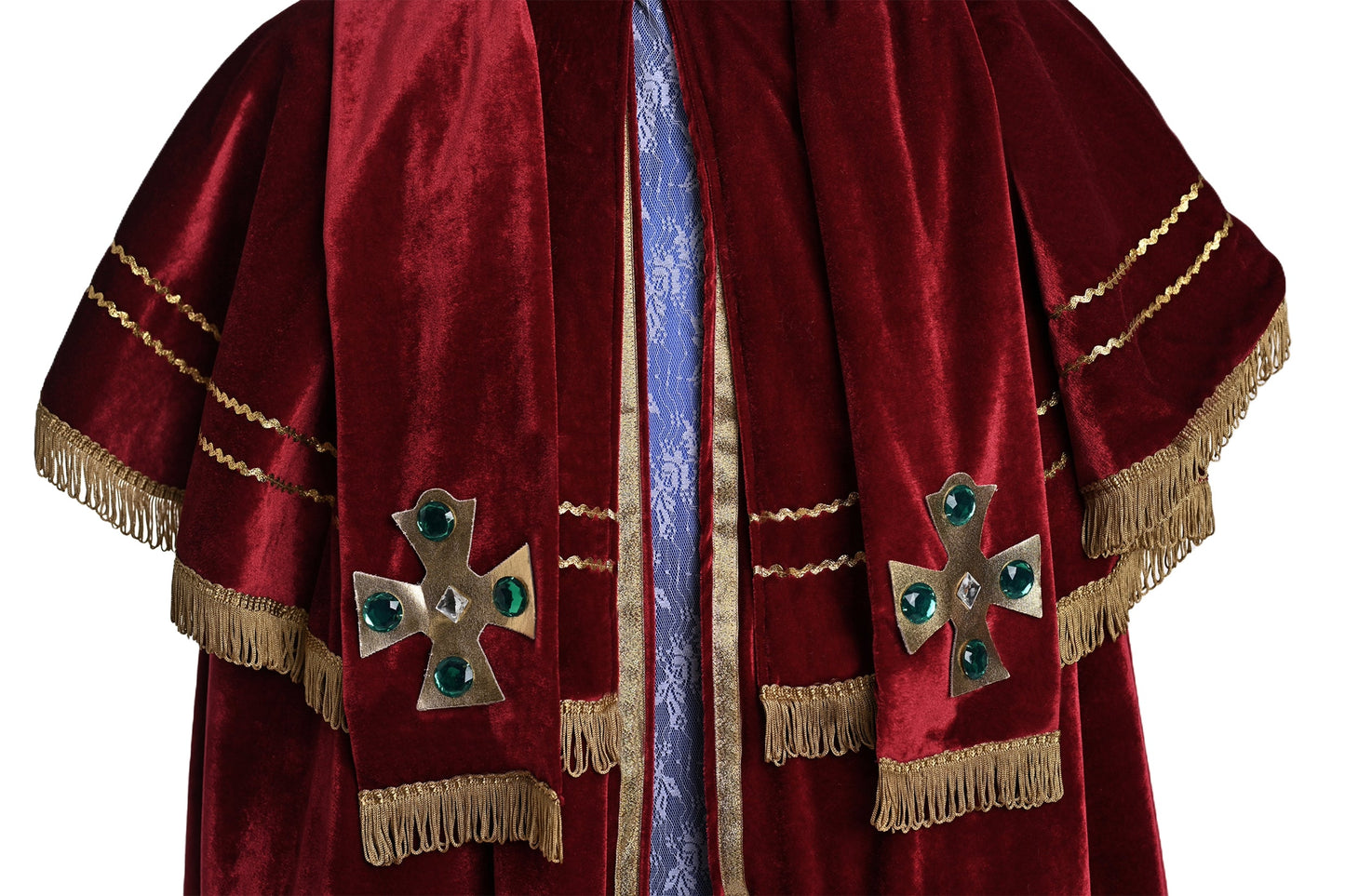 Christmas Burgundy Saint Nicholas Costume - Adult Male