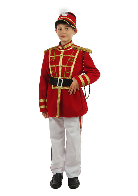 Christmas Drummer Costume (White and Red) - Child