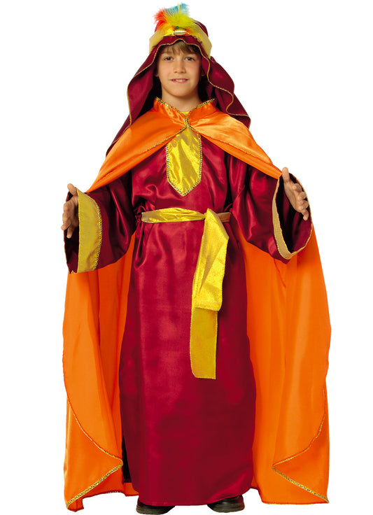 Christmas Magnus In Bordeaux Costume - Child