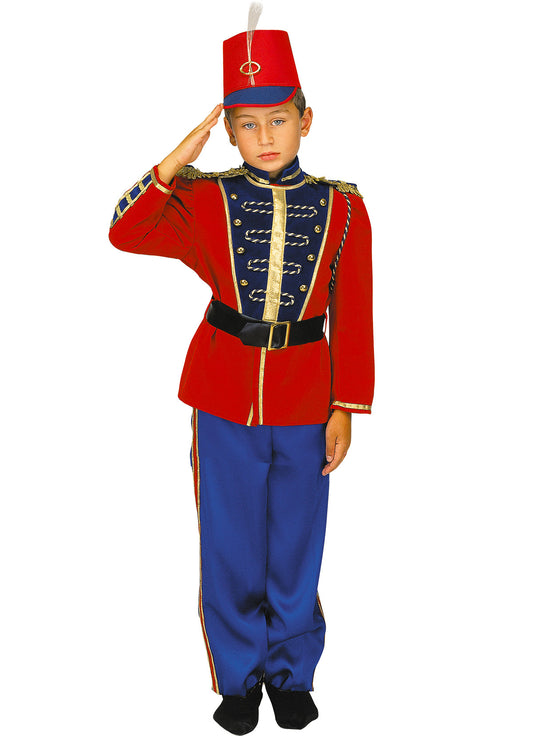 Christmas Drummer Costume (Blue and Red) - Child