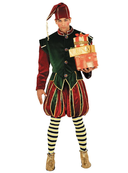 Christmas Elf Costume Traditional - Adult Male