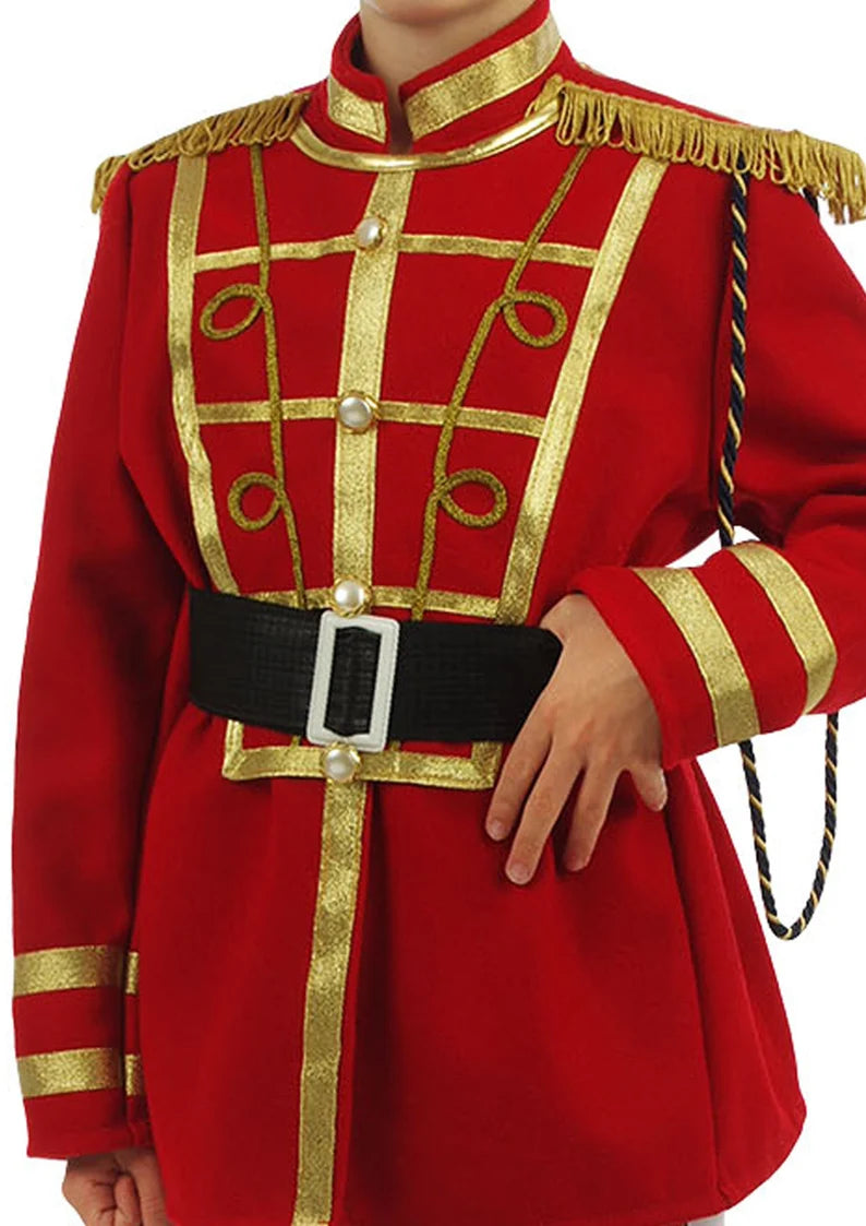 Christmas Drummer Costume (White and Red) - Child