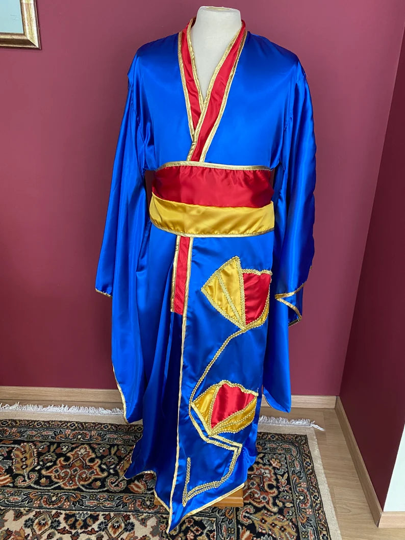 Blue Kimono Costume - Adult Female