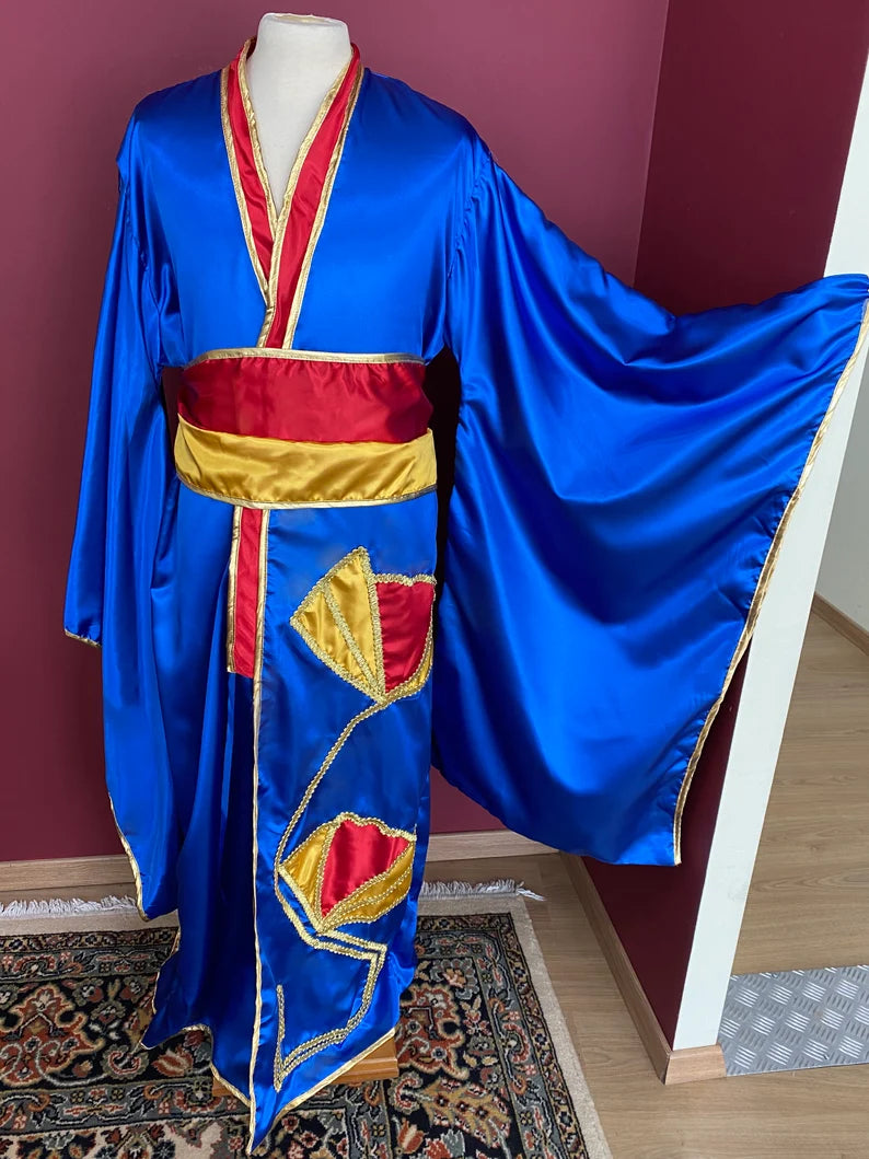 Blue Kimono Costume - Adult Female