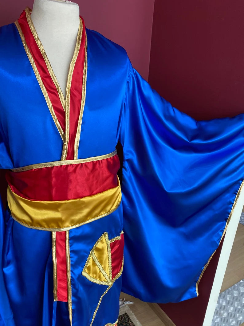 Blue Kimono Costume - Adult Female