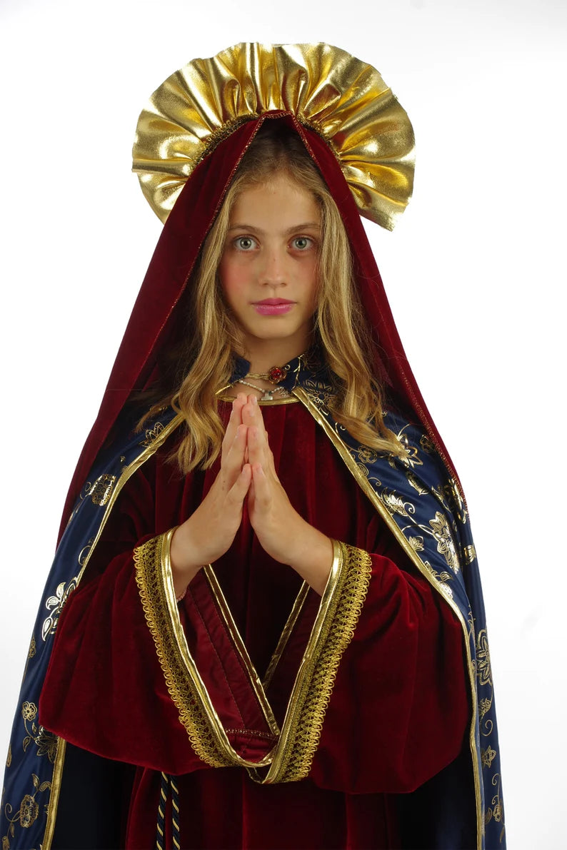 Christmas Virgin Mary Costume Deluxe - Child