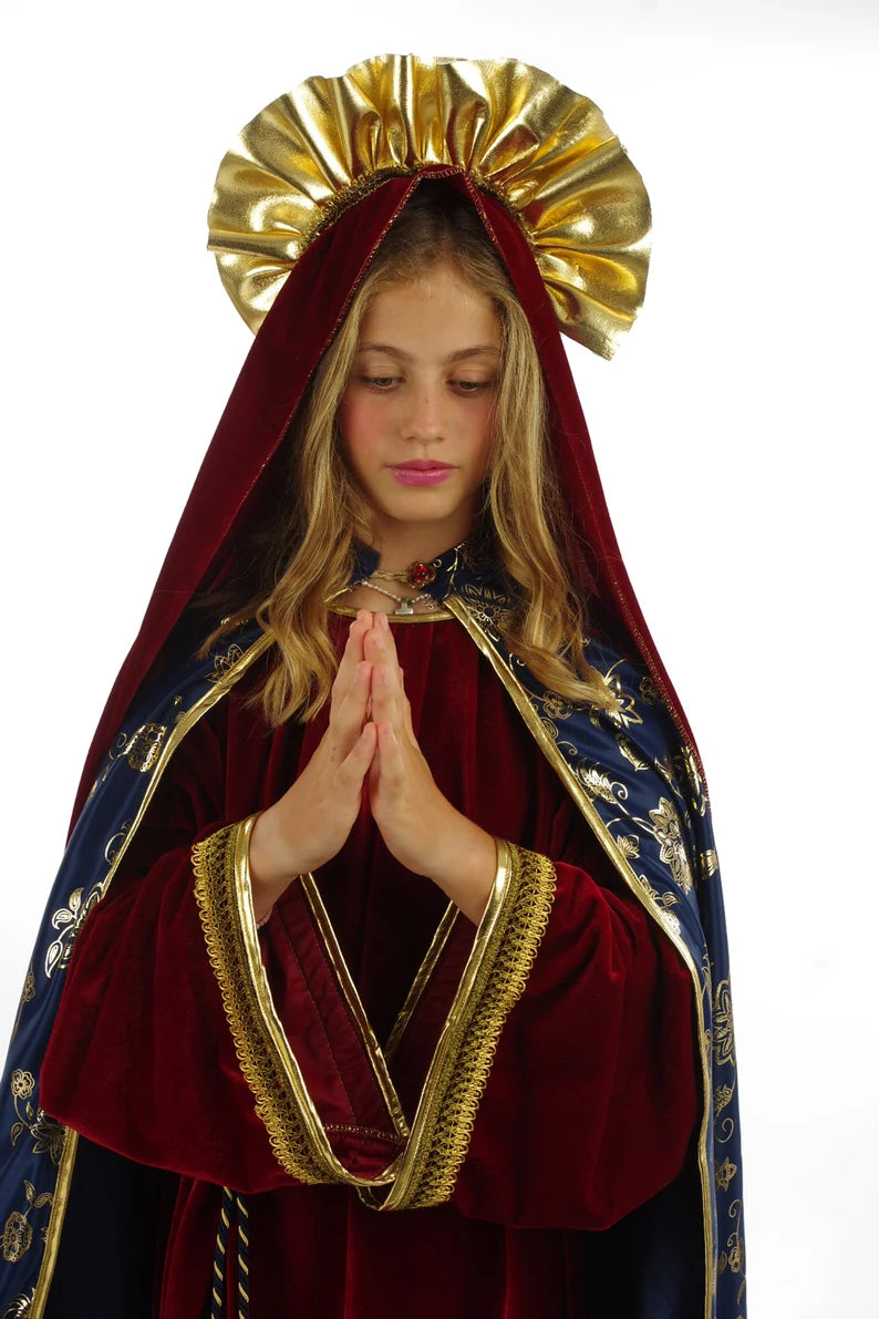 Christmas Virgin Mary Costume Deluxe - Child