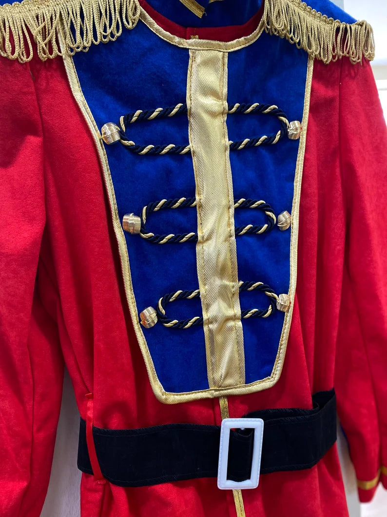 Christmas Drummer Costume (Blue and Red) - Child