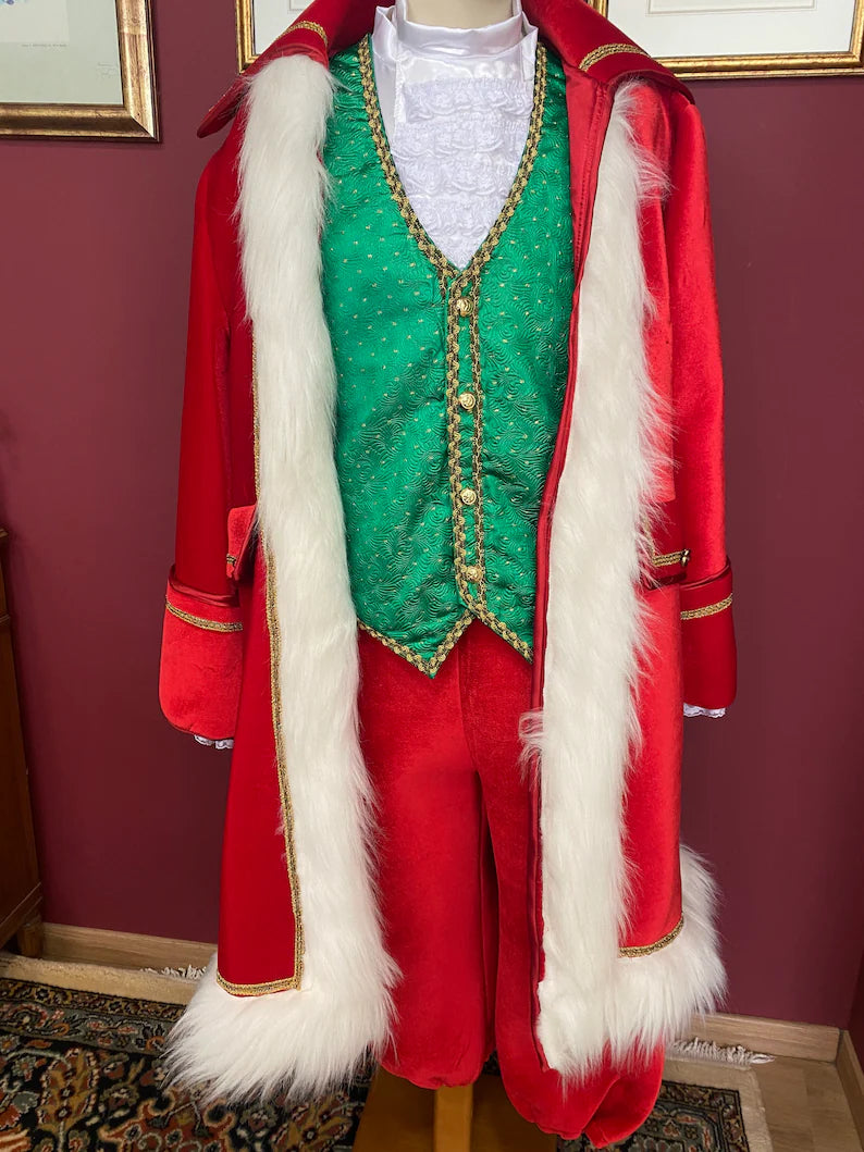 Christmas Santa Claus Costume - Adult Male