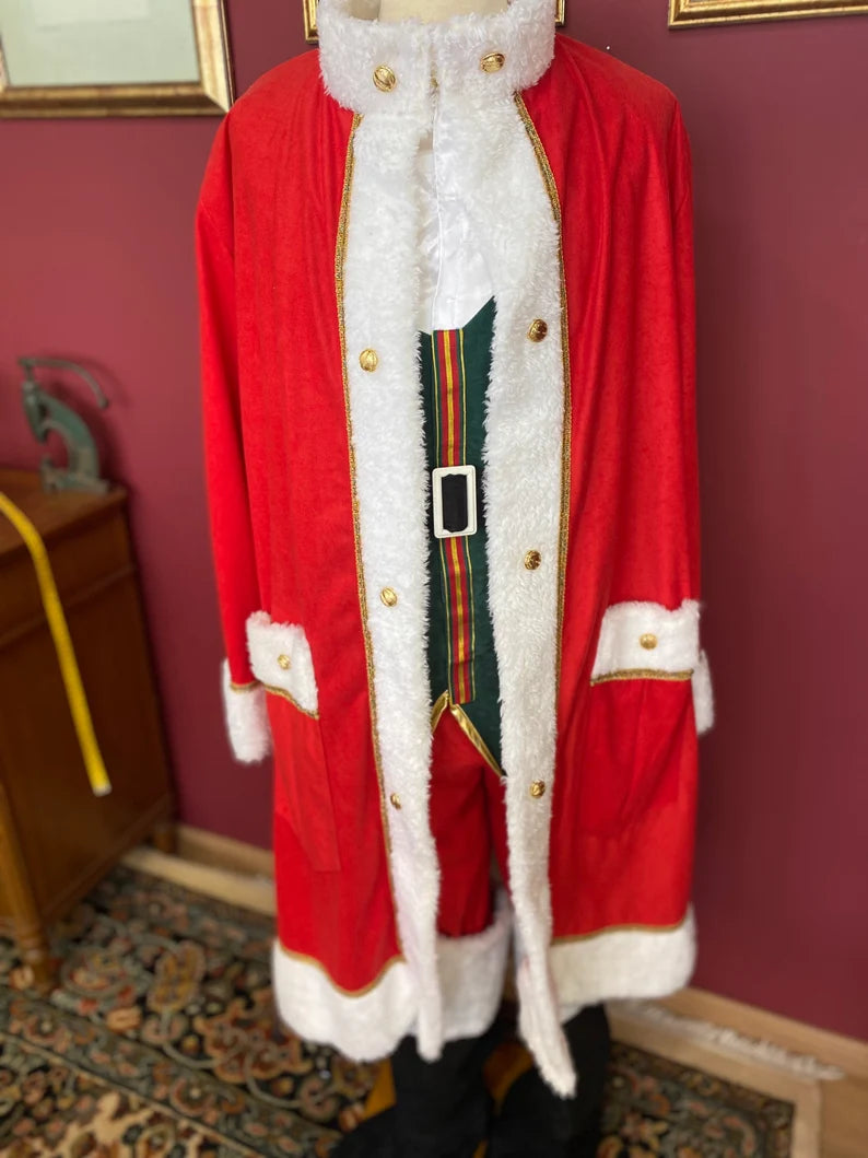 Christmas Festive Santa Claus Costume - Adult Male