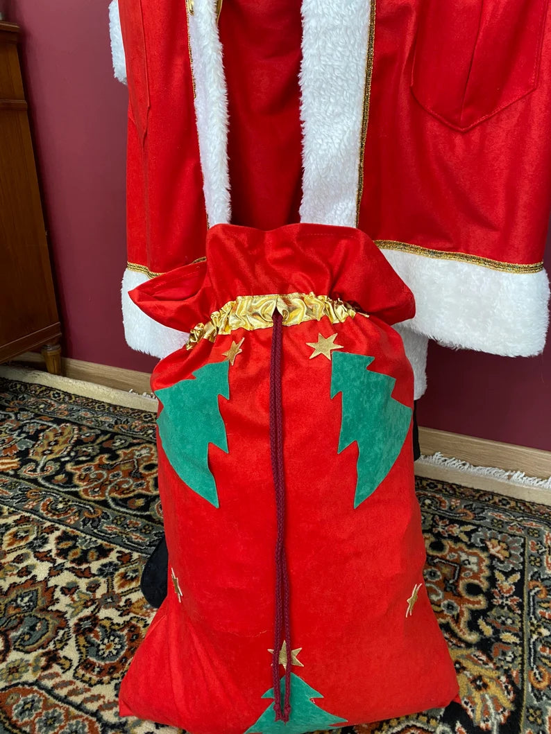 Christmas Festive Santa Claus Costume - Adult Male