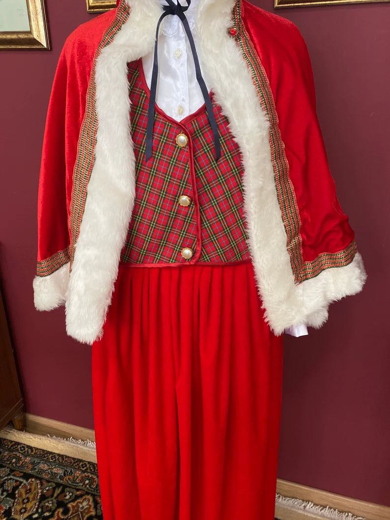 Christmas Mrs. Santa Claus Costume - Adult Woman