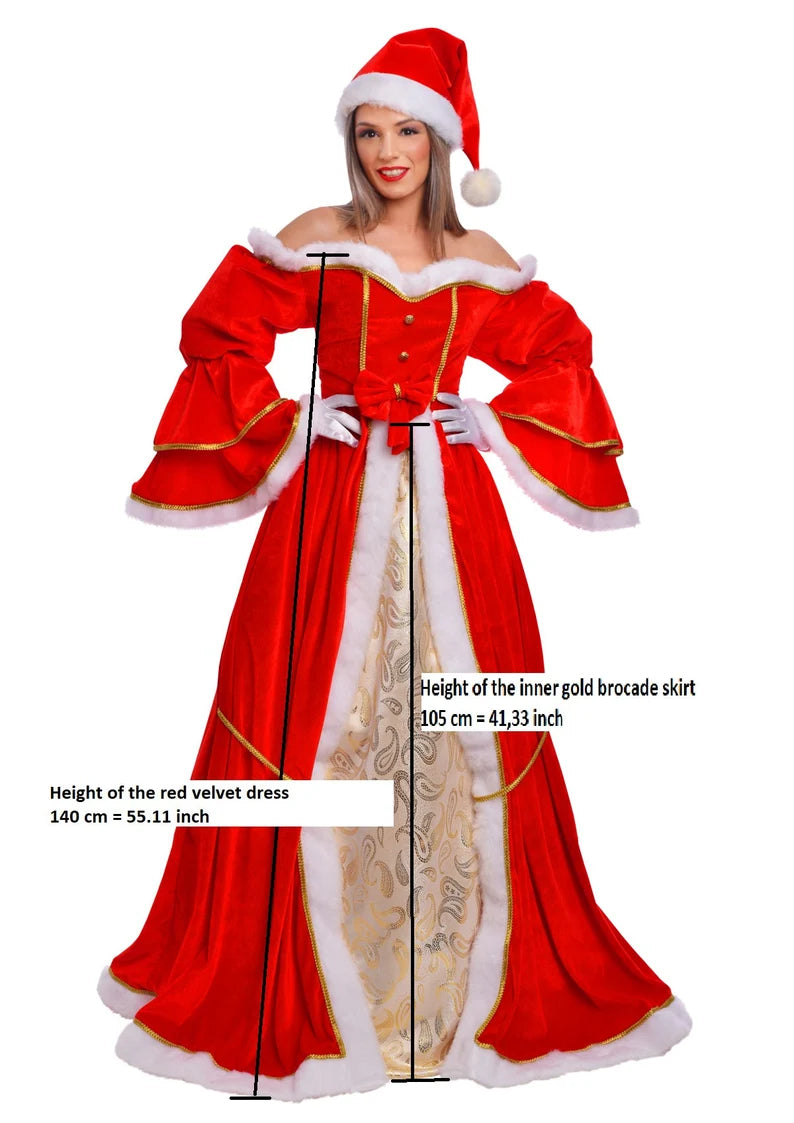 Christmas Mrs. Santa Claus Costume - Adult Woman