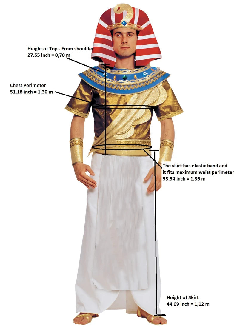 Pharaoh Costume - Adult Male