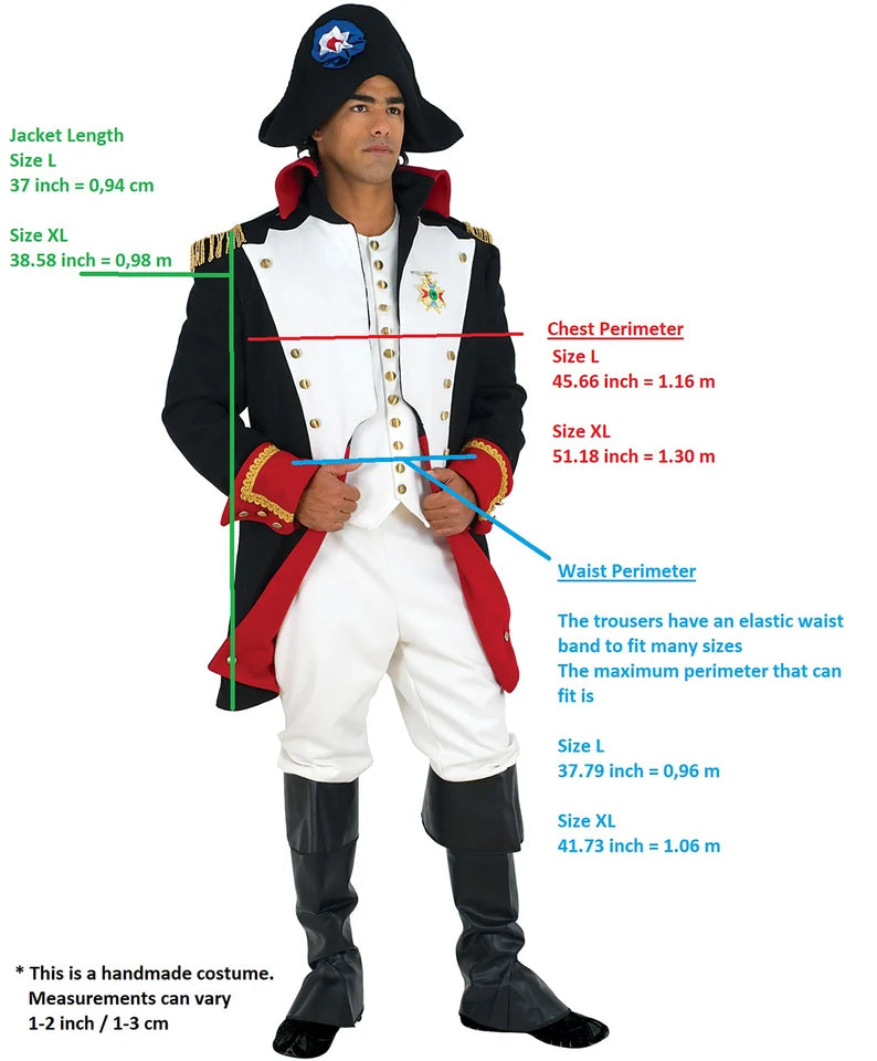 Napoleon Costume - Style 2 - Adult Male