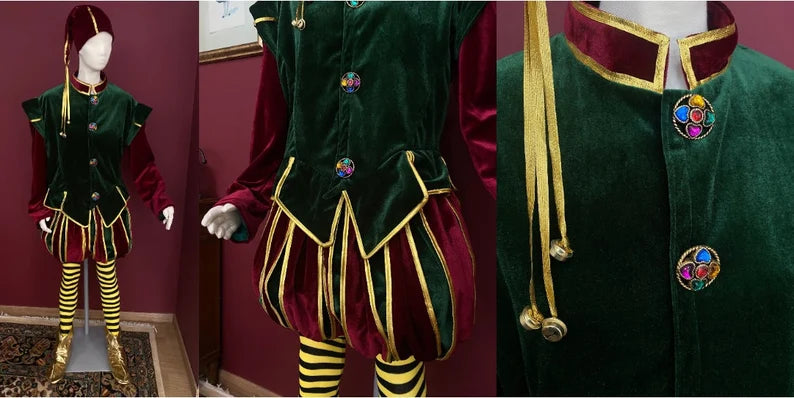 Christmas Elf Costume Traditional - Adult Male