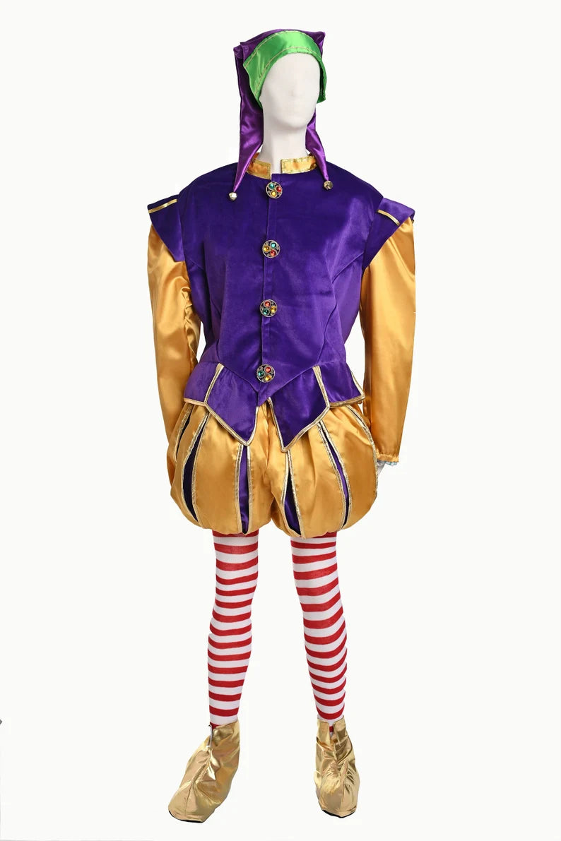 Christmas Purple Elf Costume - Adult Woman