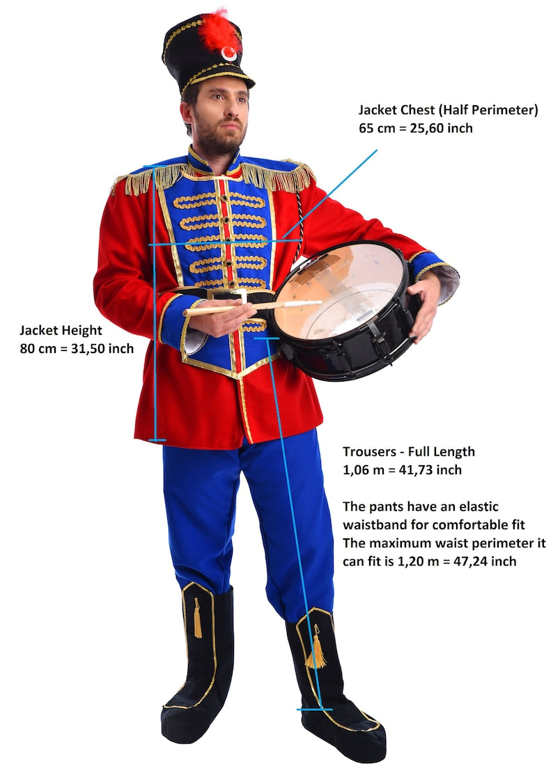 Christmas Nutcracker Costume - Adult Male