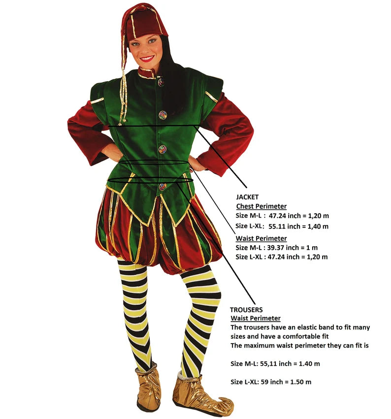 Christmas Elf Costume Traditional - Adult Female