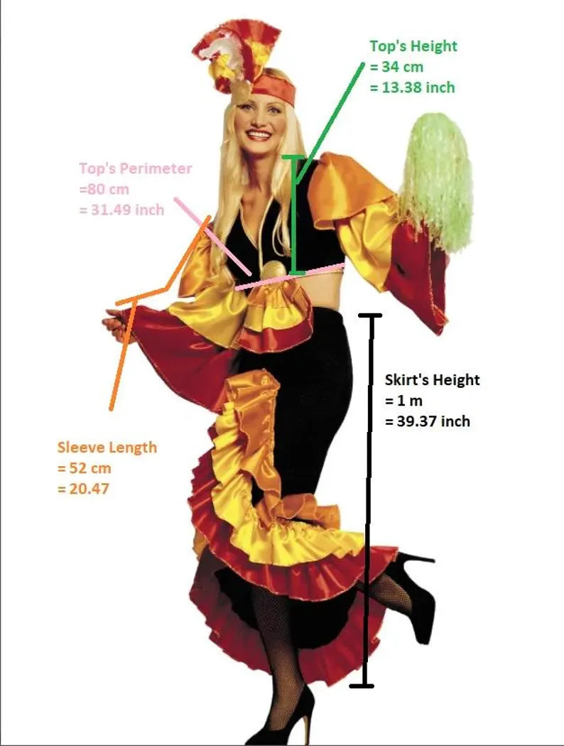 Brazilian Dancer Costume - Adult Female