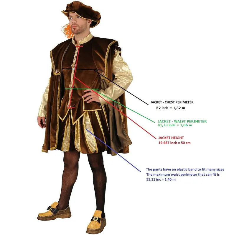 Duke of Venice Costume - Adult Male